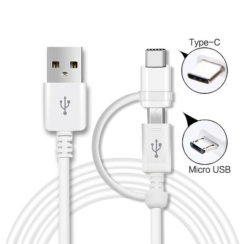 Câble de données de chargement Samsung Micro USB / USB-C (1 m) Câble de données de chargement Samsung Micro USB / USB-C (1 m)